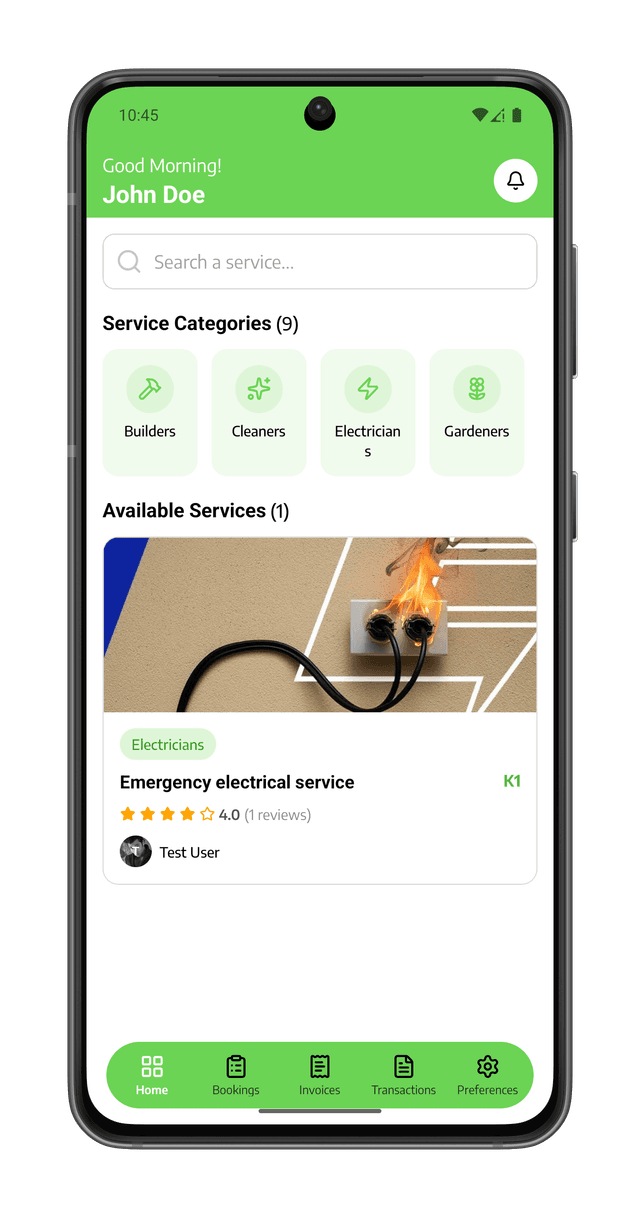FixConnect Mobile App Screenshot